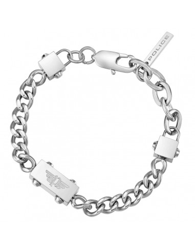 Bracelet Homme Police PEAGB0002101 Acier inoxydable 19 cm rembourrage situé sous