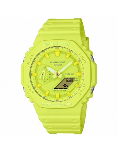 Montre Unisexe Casio G-Shock GA-2100-9A9ER Jaune (Ø 44,5 mm) de l' environnement