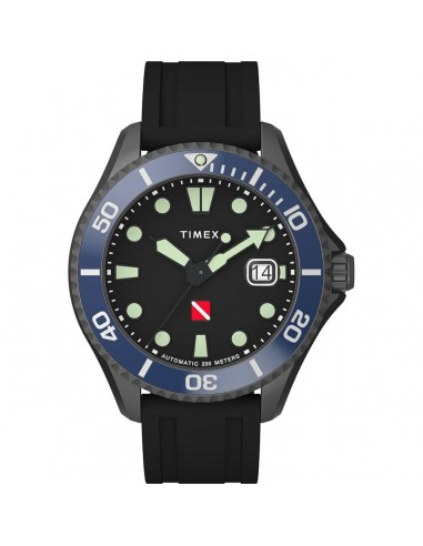 Montre Homme Timex DEEP WATER TIBURON AUTOMATIC Noir (Ø 44 mm) solde